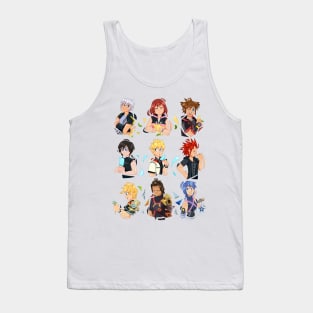 The 3 Keyblade Trios Tank Top